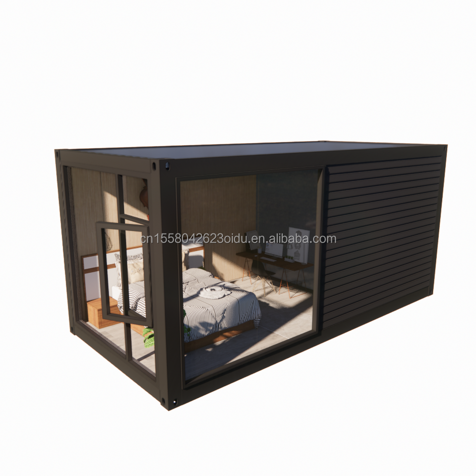 Easy Assemble Luxury Living Container House with Galvanized Steel Square Tubes Main Structure