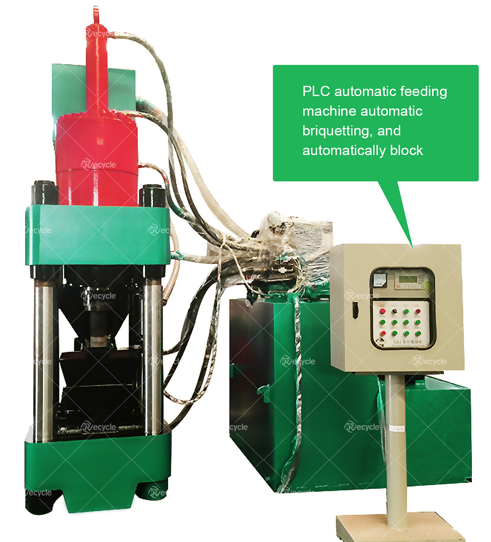 Customized Final Products Metal Powder Block Briquette Machine with 15KW/18.5KW Motor