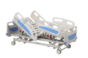  ICU Household Nursing Hospital Bed With Wheels High Grade 4pcs ABS Handrail Manufactures