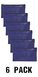 Cash bag blue