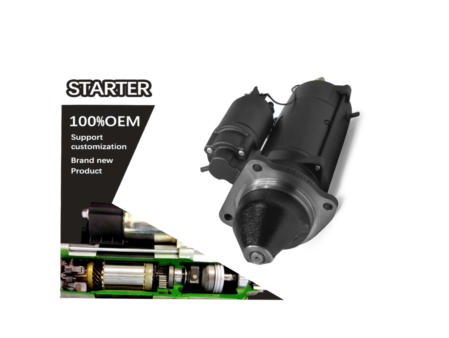12V 10T CW Starter For C4.4 3704011 370-4011 IS1130 11131399 AZF4104 MS99 11.131.399 N37637
