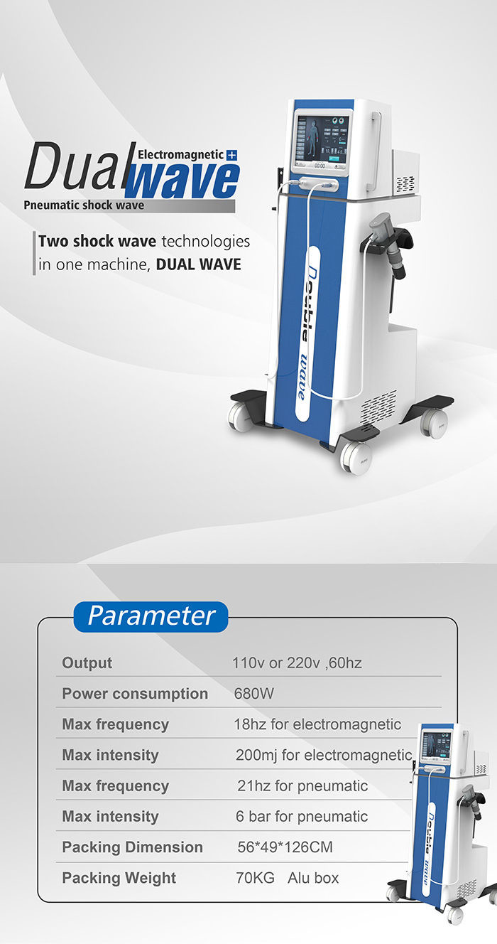 Pneumatic Shockwave Electromagnetic Therapy Machine For Sports Injury Recovery