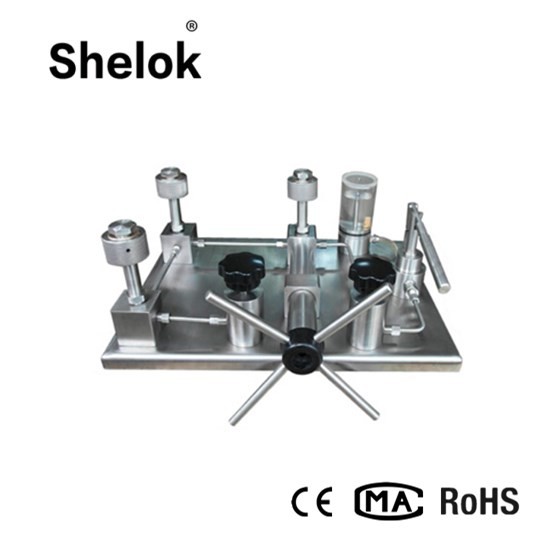 SS 0 ~ 60 Mpa 1/4NPT oil high pressure calibrator for aviation aerospace food use