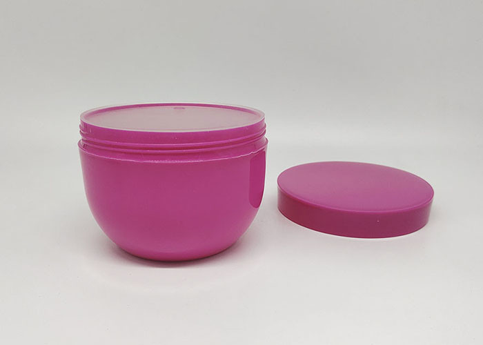200ml PP Body Scrub Empty Cosmetic Container Face Cream Plastic Jar Bowl Shape