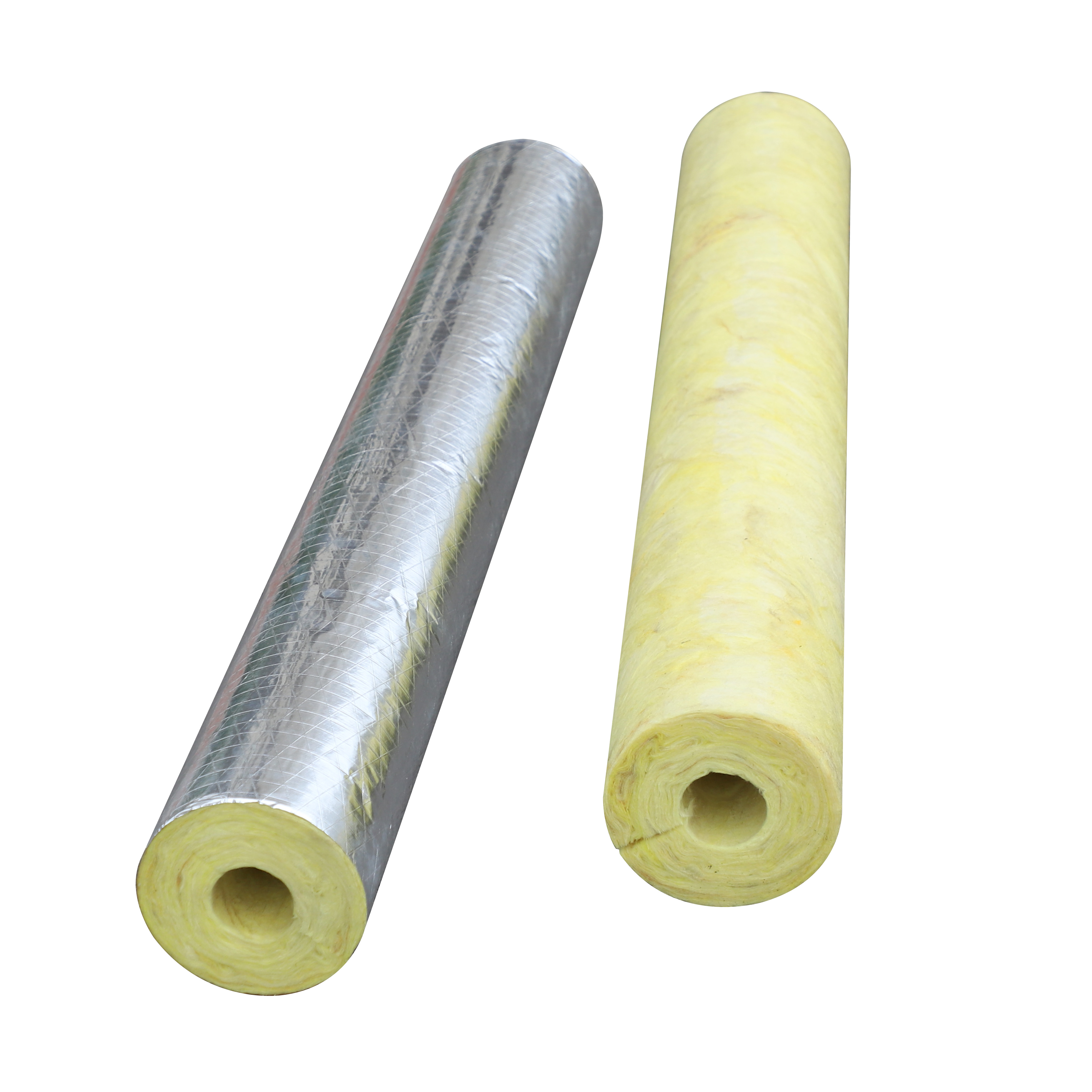 Maximum Efficiency Fiberglass Pipe Insulation With Glass Wool Material