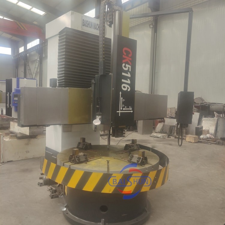 Cnc Vertical Turning Lathe Machine High Precision Single Spindle