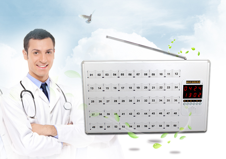 Long range 433.92mhz AM wireless hospital nurse care call system for clinic or senior center