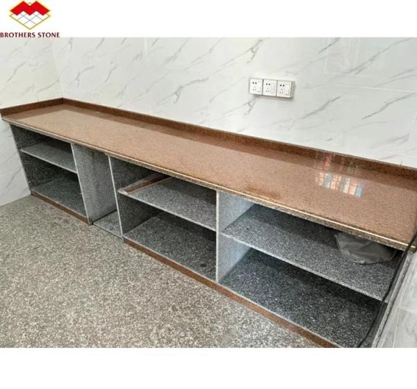 Modern Polished Honed Chinese Natural Stone Cut-to-Size Red Granite Stone for