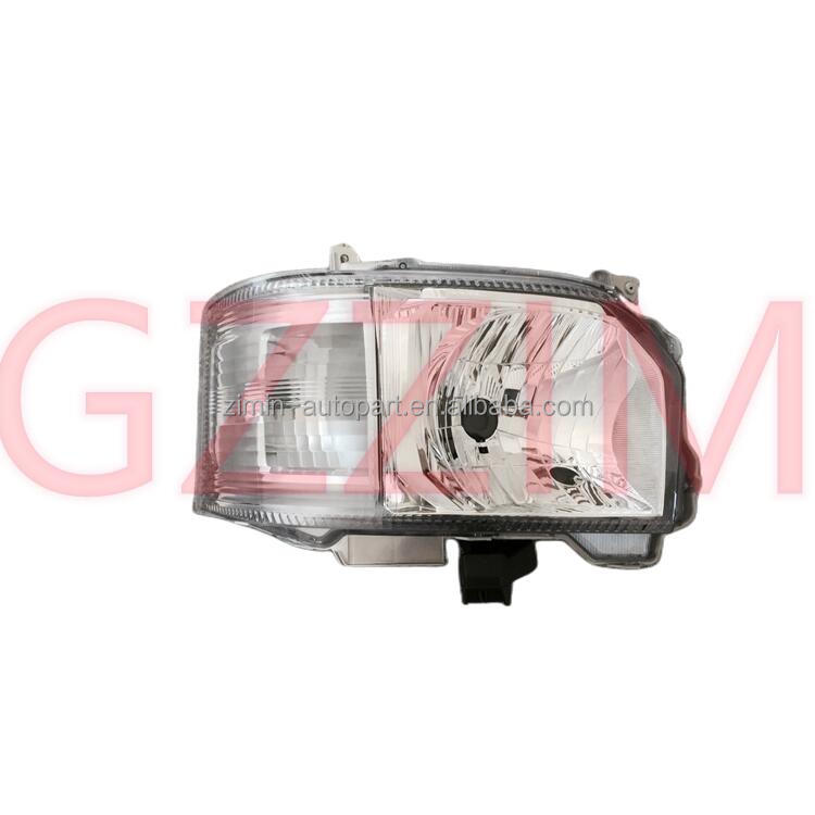 Car Black ABS Plastic Refit HID Head Lamps For Toyota Hiace 2014