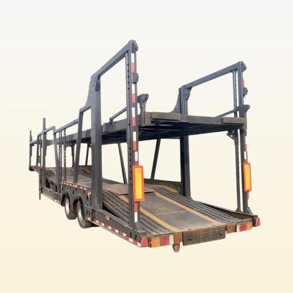 High Efficiency Cimc Brand New Flatbed Skeleton Semi Trailer Accessories For Car