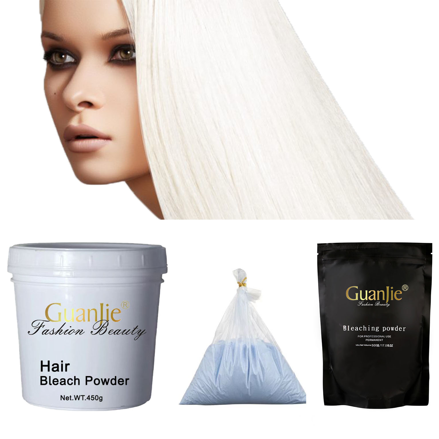 Peroxide Free Hair Lightener 1-9 Level Grade Bleaching Powder