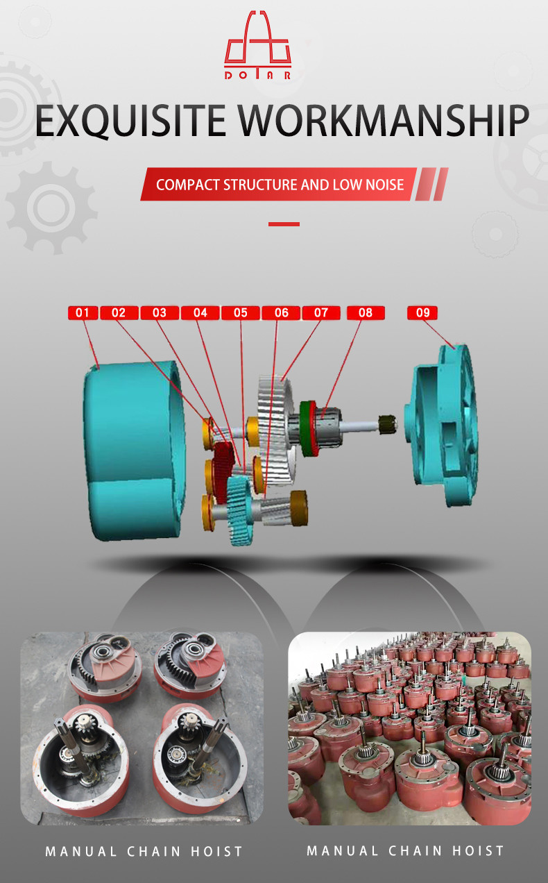 45C Steel Electric Hoist Gear Box Reducer Core Part For Construction