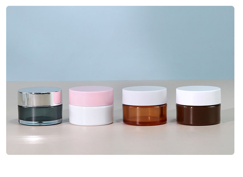 Logo Printing Customized Acrylic Cosmetic Pump Bottles for in Skin Care Cream 50g and 100ml Luxury Skincare Packaging Set