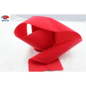 Red Display Soft Hook And Loop Fabric Wide Arrange For Medical Industry