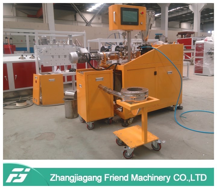 Lab Type 2kg PLC Control PVC Plastic Recycling Pelletizer Machine
