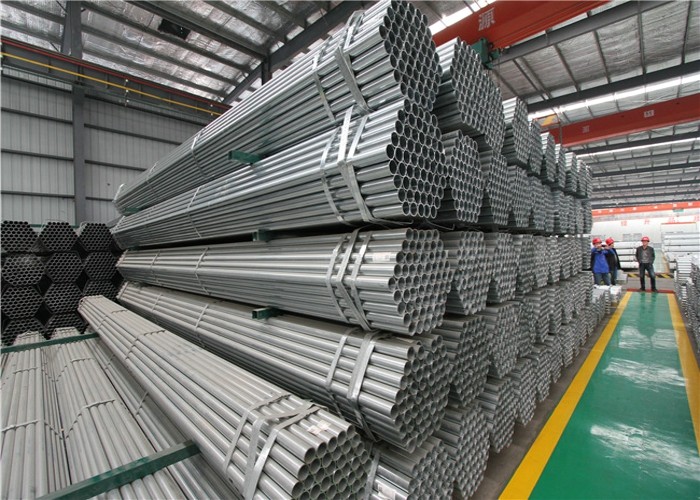 High / Low Pressure Galvanized Metal Tubing Round Welding High Strength