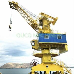 Rail Mounted 30t Lattice Boom 50m Mobile Harbour Crane