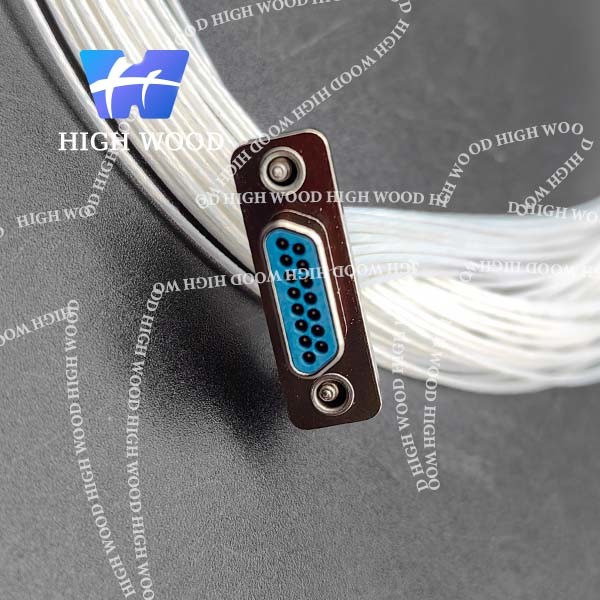 J30J SERIES MICRO-D Rectangular Connectors, J30J-15TJL-1000 Length1000mm