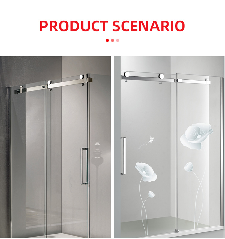 Polish Finish Stainless Steel 304 Bar Tube for Glass Sliding Door Kit System at Hotel