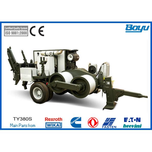 Quality 38T 4&6-Bundle Conductor Transmission Line Stringing Equipment Hydraulic Cable Puller Hydraulic Pump German Rexroth for sale