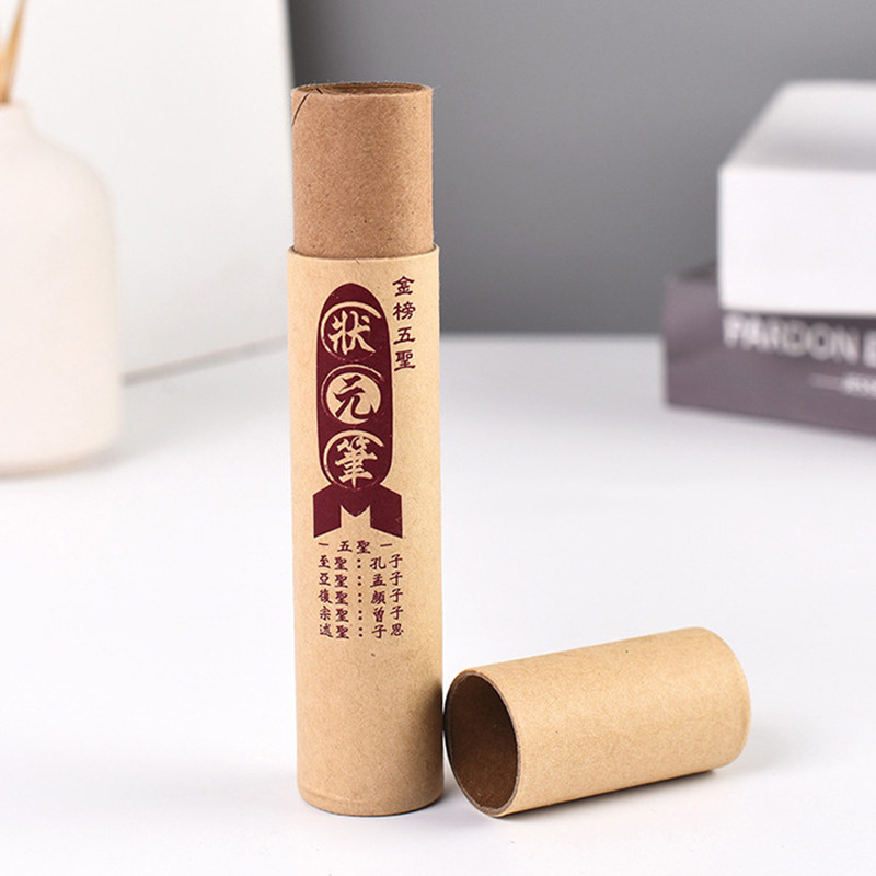 Clothes T Shirt Cylinder Cardboard Containers With Lids Glossy Lamination