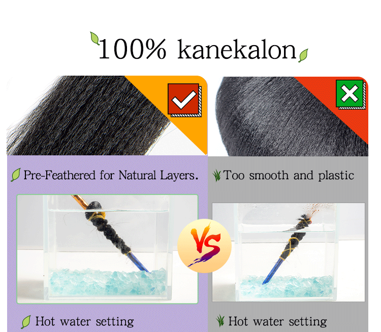 Synthetic Crochet Braid Hair Extensions Long Stretched Expression Braiding Hair