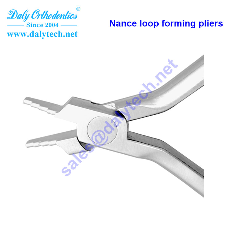 Nance loop forming pliers of adult orthodontics from dental depot