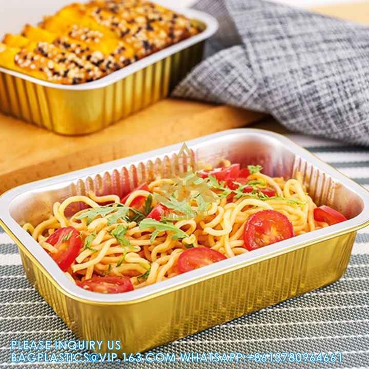 2200ml/4.85LB, Sturdy Aluminum Foil Pans With Lids For Cooking, Baking, Reheating, Freezer, Oven, Recyclable