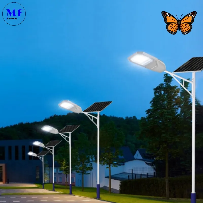 Factory Price Aluminium Waterproof 200W IP65 Ik08 Compacted Park Path Unban Squares Sidewalks Plaza Road Highway LED Solar Garden Street Wall Light