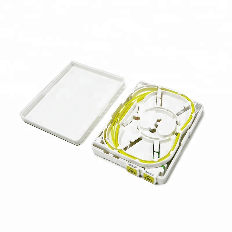 ABS Plastic SC/APC Shutter Adapter FTTH Fiber Optic Termination Box