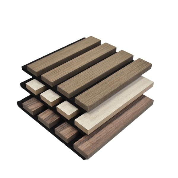 Acoustic wall panel acoustic wooden wall slat Soundproof Wall Panels Custom