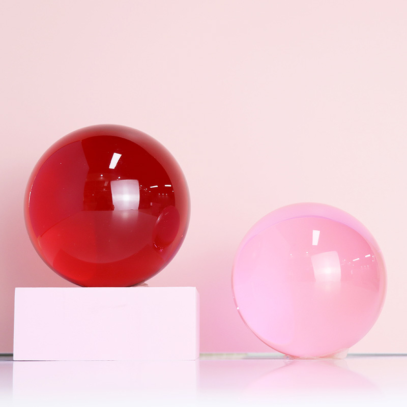 Transparent Large Acrylic Sphere 40mm Clear Plastic Sphere Balls