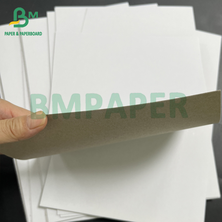 Recycled Pulp Packing Box 230gsm 350gsm C1S Grey Back Cardboard