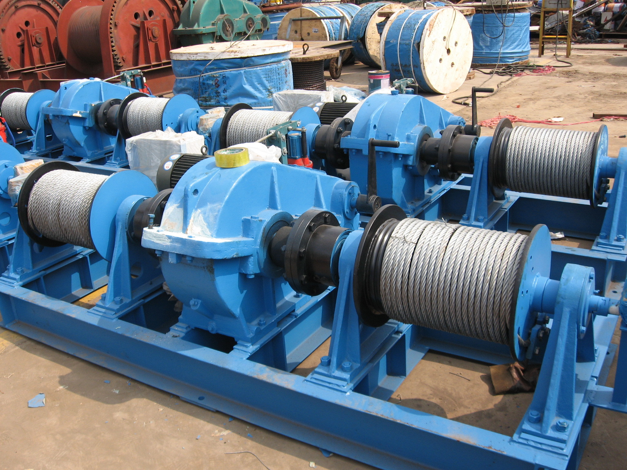 Working Class A3 Electric Wire Rope Winch 10ton Heavy Duty Hydraulic