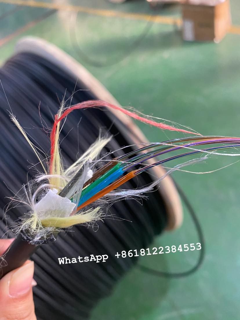 6 Core Adss 12 Core Optic Fiber Cable Span 400m