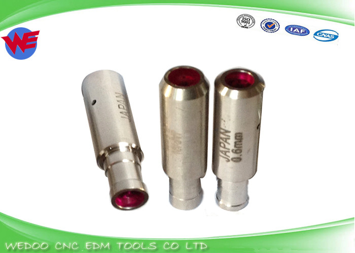 EDM Z140 1.0 mm Drill Machine Spare Parts Ruby Pipe Guide With 8*6*30mmL Size