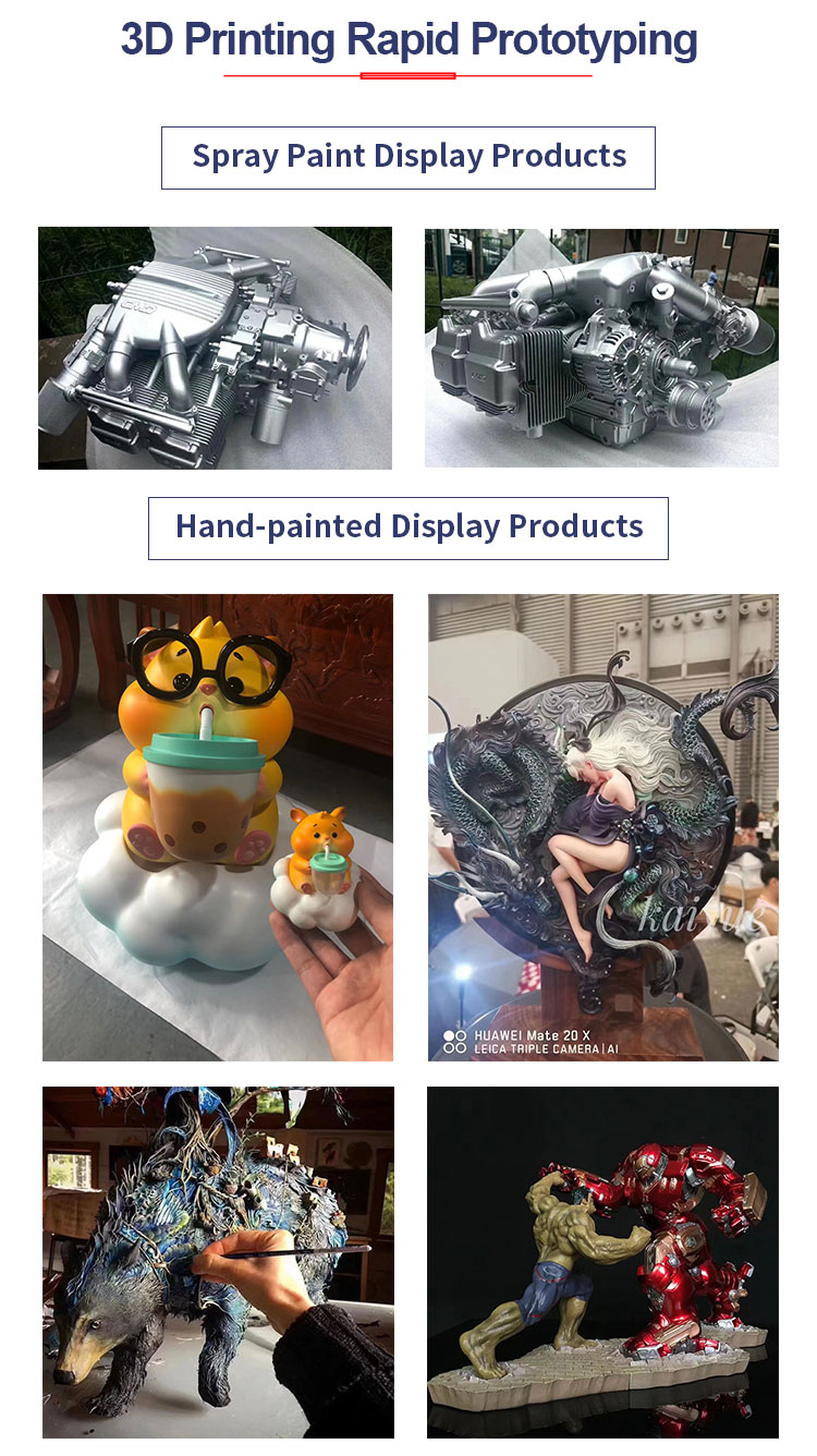 Industrial SLA 3D Printing Service Etched Surface For Aluminum Stainless Steel TPU