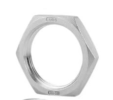 GB Standard Size 1/2-20 Hex Jam Nut Stainless Steel Thin Nut for Imperial Inch Measurement System
