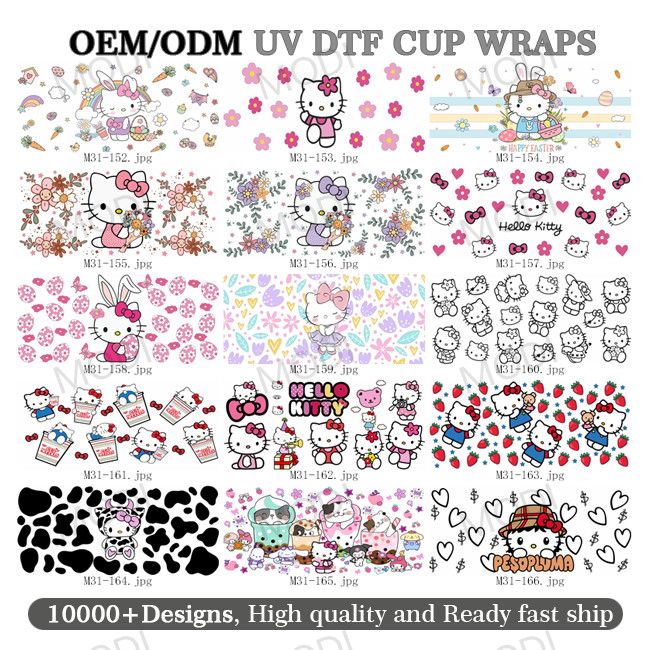 Custom High Quality Popular Christmas UV DTF Cup Wraps Ready To Ship Transfers 16oz Decals UV DTF Sticker For Cups