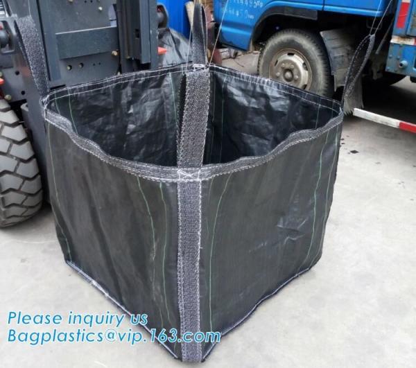 Quality New construction waste skip bag/pp woven jumbo big bag with liner,fibc jumbo PP woven big bag super sack for cement,PACK for sale