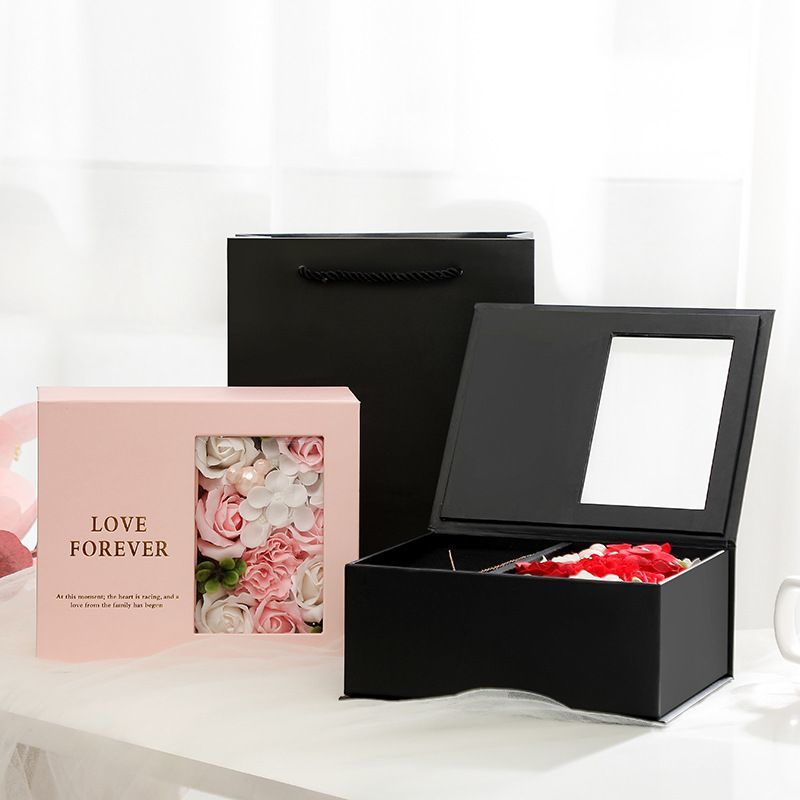 China Supplier Custom Foldable Magnet Corrugated Packaging Watch Perfume Flower Cake Jewelry Wine Shoes Cardboard Packing Gift Folding Box