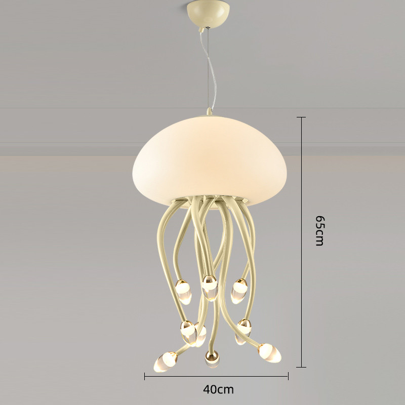 Cream style designer jellyfish chandelier minimalist and creative living room light(WH-AP-563)