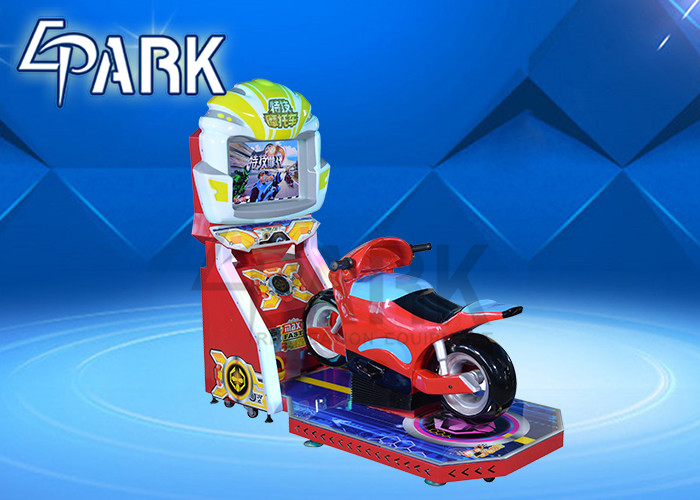 Amusement Indoor Playground Stunt Car Racing Simulator Game Machine with LED Light Effect