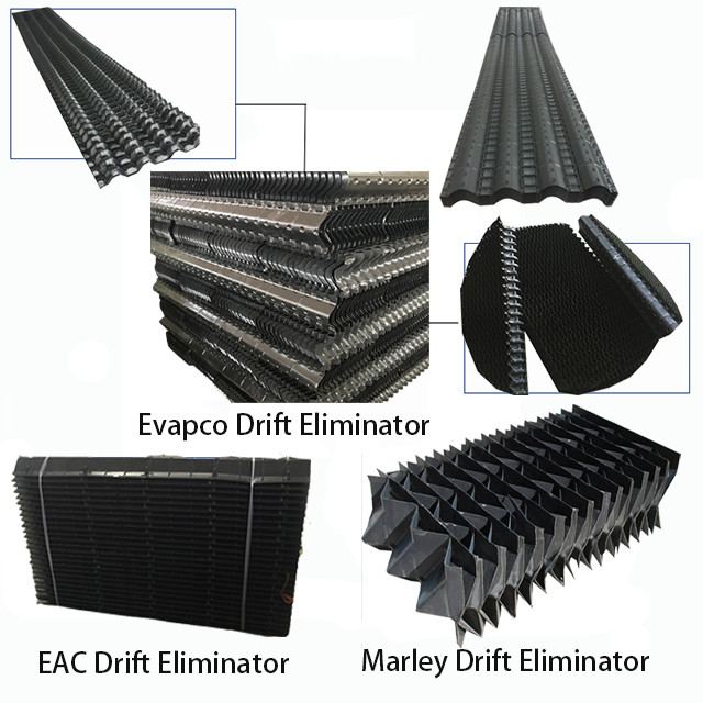 25mm Cooling Tower Components PVC Drift Eliminator Cellular Evaporative Condenser