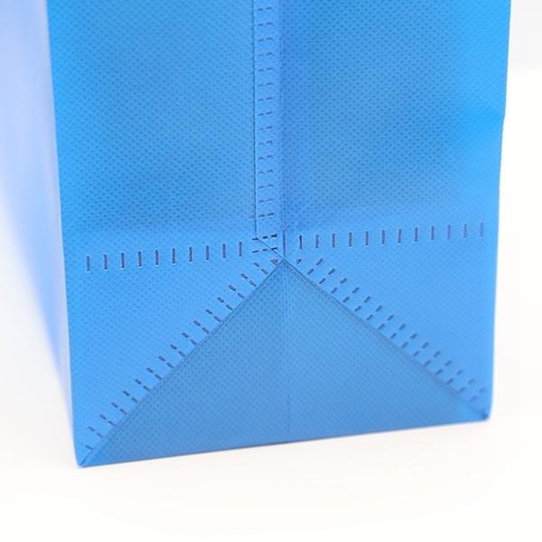 Glod blocking Promotional Eco-friendly rope handle folding non woven shopping bag