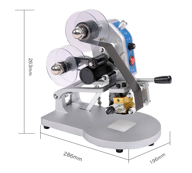 Plastic Packaging Material Semi Automatic Coding Machine Durable and Easy to Operate