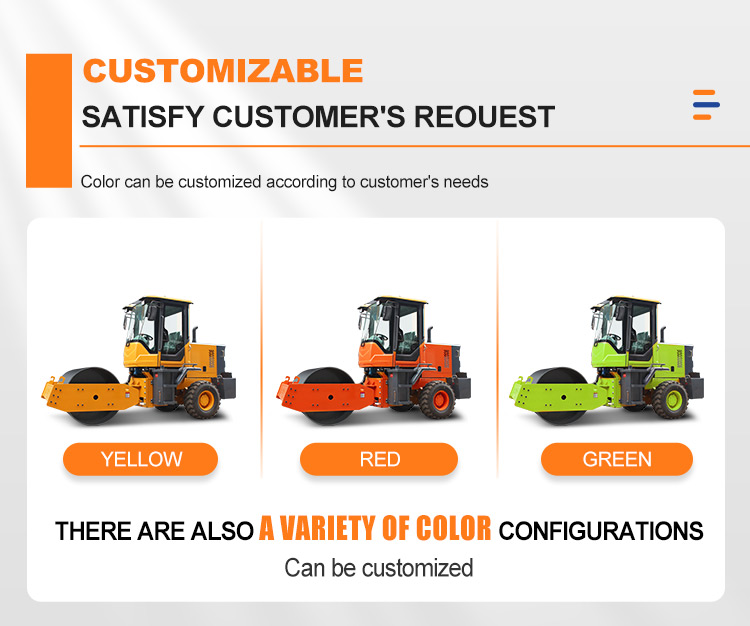 Kawasaki Hydraulic Valve Vibration Road Roller Compactor for Construction Project