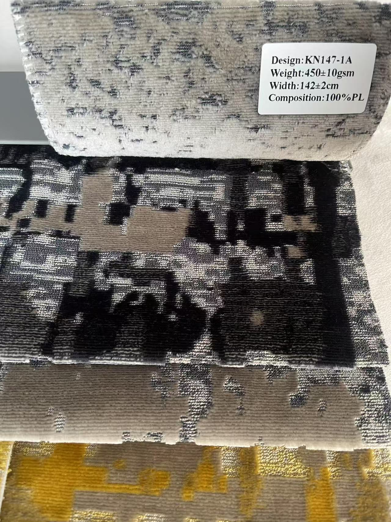 Woven Plain Velvet Sofa Fabric For Sofa Fashion Home Decoration