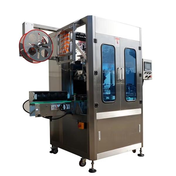Shrink Sleeve Label Wrapping Machine For Bottle Automatic Heat Shrink Tunnel