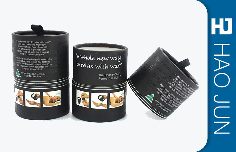 Hot Selling Round Cardboard Gift Box Cardboard Candle Boxes Round Gift Boxes